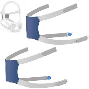 2Packs Replacement Headgear for Airfit F30i, 2Packs F30i Headgear with Stronger Elasticity,Not for F30, Include 2PCS Headgear &4PCS Clips, Great-Value Supplies by Medihealer