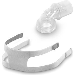 Replacement Headgear and Elbow/Swivel for DW - Snug Fit & No Leaks, Includes Strap (No Clips) & Quick-Release Elbow for DW
