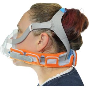 Stag's Head CPAP Headgear Neck Pad Cover - Prevent CPAP Strap Marks on Your Skin - Fully Customizable - Cut to Suit Your Size - Adjust While Wearing - Works with Most Generic Headgears