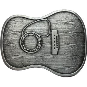Acoustic Guitar Country Belt Buckle