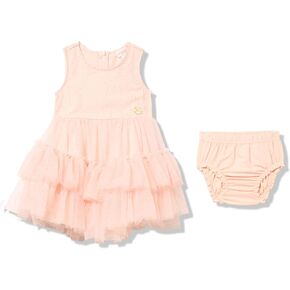 GUESS Baby Girls' Sleeveless Poly Mesh Knit Dress