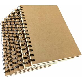 ALIMITOPIA Spiral Notebook Journal,College Ruled Thick Paper Hardcover Wirebound Notepad Diary Memo Sketch Note Book for School Office Business Supplies,100gsm Thick Inner Paper,A5 Size(8.3X5.7") & 80