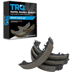 TRQ Rear Drum Brake Shoes for 2000-2005 Toyota Celica / 2003-2008 Toyota Corolla / 2001-2008 Toyota Prius