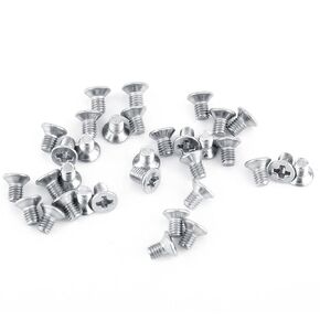 Thin Head Hex Screw M3X4Mm 10Pcs,7Mm Diameter 100Pcs Bag Flat Head Ss304 Machine Countersunk Screw Bolt Fastener Repair Tool Accessory(M3*4)