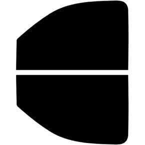 Trueline Automotive Precut Auto Window Tint Compatible with GMC Yukon 4 Door SUV 2007-2014 - 20% Front Sides Only - Front Car Window Tint - Window Tint for Cars - Ceramic Window Tint Kit