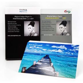 ورق الصور الرقمي النافثة للحبر DURICO RCP Pearl Luster 300gsm (5 × 7 بوصة / 100 ورقة)