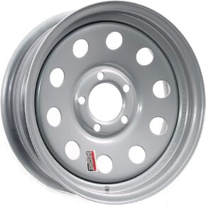 eCustomrim Trailer Wheel Rim 13X4.5 5 Lug On 4.5 in. Silver Modular 1660 Lb.