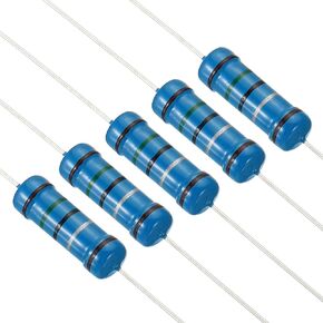 PATIKIL 150pcs Metal Film Resistor Assortment Kit 0.1 Ohm - 750 Ohm, 30 Values 3W 5% Tolerance for DIY Projects Experiments