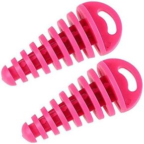 Muffler Pipe Exhaust Wash Plug for 80cc 125cc 150cc 250cc 2-Stroke ATV Quad Pit Dirt Bike Scooter Moped Motorcycle (Pack of 2) (Pink)
