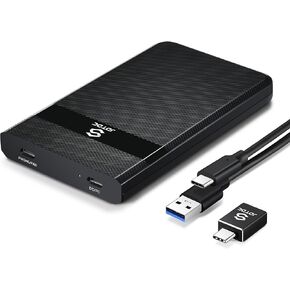 Auto-Backup-Hard-Drive-Enclosure 2.5-SATA-Enclosure-USB C-Hard-Disk-Enclosure Auto-Backup-External-Hard-Drive-Enclosure-for-iPhone Android-Backup-SSD-Enclosure 7mm 9.5mm SATA-External-HDD-Enclosure in Kuwait