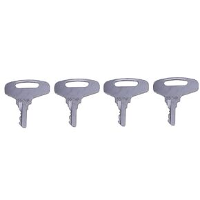 FridayParts 4pcs Ignition Keys 55240 66711-55140 for Kubota B20 B5100 B6100 B7100 B7200 B8200 B9200