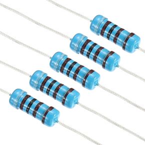 PATIKIL 105pcs Metal Film Resistor Assortment Kit 0.1 Ohm - 0.91 Ohm, 21 Values 1W 1% Tolerance for DIY Projects Experiments