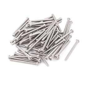 uxcell M3 x 35mm 304 Stainless Steel Cross Head Phillips Pan Head Screws Bolt 60pcs