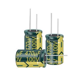 20pcs 35v 470UF Capacitor 10x16mm(0.39x0.63in) High Frequency Aluminum Electrolytic Capacitors for TV, LCD Monitor, Game