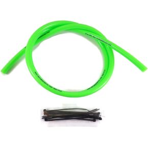 4' x 1/4 ID (6.4mm) x 3/8 OD Fuel Hose Line Mx ATV Dirtbike (Clear Purple) 1/4in ID x 3/8in OD