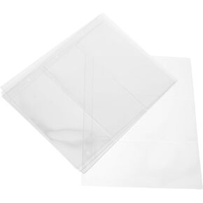 10 Sheets Binder Currency Sleeves for Collectors 2-Pocket Clear Plastic Currency Pages for Three Ring Binder Refill Currency Binder Pages for Bills Banknotes Album