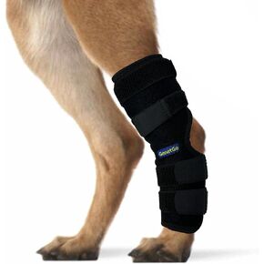 Dog Canine Rear Leg Hock Joint Brace Compression Brace Wrap Sleeve for Protection,Sprain and Injury Prevention,Ankle Brace with Knee Support for Dogs-Small
