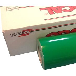 24" x 10 Ft Roll of Glossy Oracal 651 Green Vinyl for Craft Cutters and Vinyl Sign Cutters