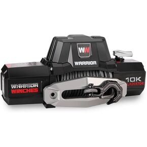 Gladiator 10000lbs 12v electric winch with wired/wireless remote with synthetic rope, Perfect for trucks, trailers, offroad, 4X4, SUVs, Waterproof IP68 Winch with Hawse Fairlead