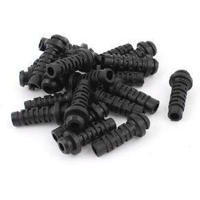 uxcell® 20pcs 27mmx7mmx4mm Micro Strain Relief Cord Boot Protector