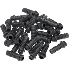 MECCANIXITY 30pcs 5mm Strain Relief Cord Connector Cable Bushing Boot Sleeve for Electric Cable Cord Insulation Protection