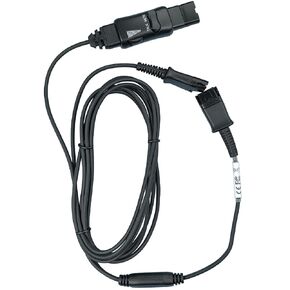 كابل محول مقسم Y للتدريب إلى سماعة QD يعمل لجميع سماعات Plantronics سريعة الفصل وموصل سلك مقسم مع عناصر تحكم في كتم الصوت في الخط لمركز الاتصال والمراقبة والتدريب in Kuwait