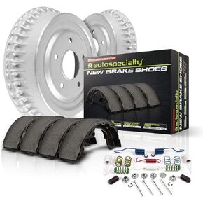 Power Stop KOE15363DK Autospecialty Rear Replacement Brake Kit-OE Brake Drums & Ceramic Brake Pads
