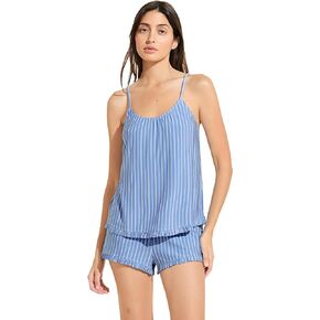 Eberjey Women's Gisele Printed-The Ruffle Cami & Shorts Set