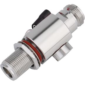 N Lightning Arrestor N Type Female to Female 3 GHz 50 ohm, 90V Gas Discharge Tube,Lightning Protection Arrestor(Lightning arrestor 3G N Female to Female)