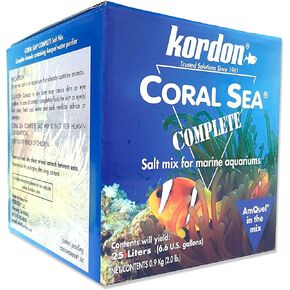 KORDON #22025 Coral Sea Salt Mix with Amquel, 7-Gallon