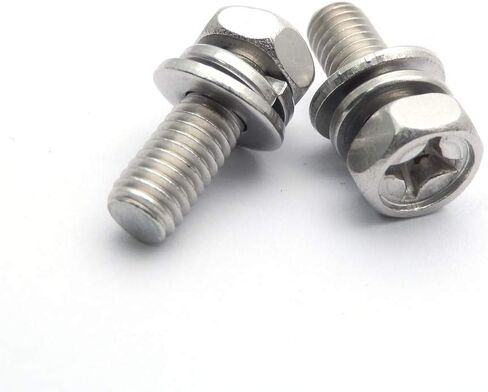 Stainless Steel Motorcycle Battery Terminal M6 x14mm Bolt Square Nut Kit Scooter White Zinc Plated in Saudi Arabia