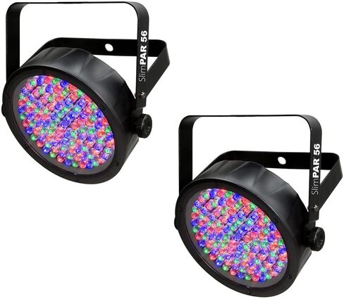 (2) Chauvet DJ SlimPar 56 LED DMX Slim Par يمكنه تشغيل تأثيرات الإضاءة RGB Pro in Saudi Arabia