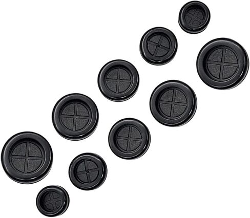 مجموعة متنوعة من الحلقات المطاطية 45 قطعة، مجموعة سدادات ثقب المثقاب مجموعة حشية حماية الأسلاك الكهربائية مجموعة حشيات مطاطية - 5/8 بوصة 13/16 بوصة 7/8 بوصة 1 بوصة 3/16 بوصة 1-1/2 بوصة in Kuwait