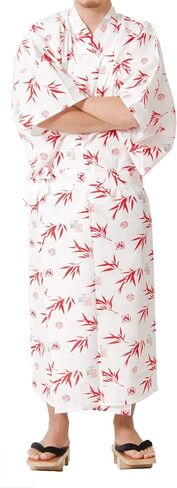 Dita Tokyoin Traditional Made In Japan Cotton Yukata Robe (Japanese Pajama Kimono) Easy Wearing set2 in Kuwait