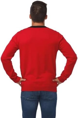 FOCO Men's NFL Big Logo Two Tone Knit Sweater in Saudi Arabia