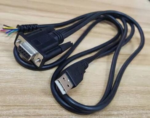 PNGKNYOCN USB to Serial RS232 Adapter Cable DB9 to USB and with Lock Slot Pigtail Cable (3FT) in Saudi Arabia