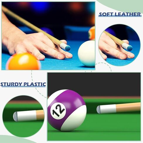 40 قطعة من أطراف عصا البلياردو سهلة الارتداء، 4 مقاسات بديلة، أطراف سهلة الارتداء، 9 مم/10 مم/12 مم/13 مم، مجموعة بديلة لعشاق البلياردو in Kuwait