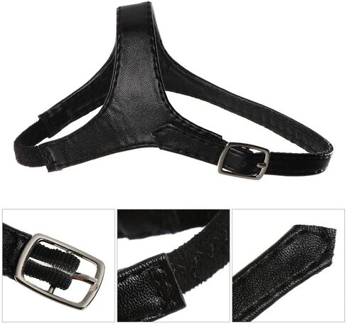 Womens Detachable Adjustable Shoe Straps Shoe Accessories for Holding Loose High Heels(Suede Black) in Saudi Arabia