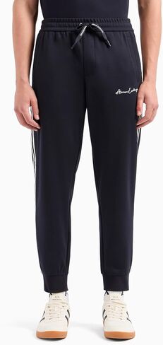 A｜X ARMANI EXCHANGE Men's Signature Logo Stretch Poly Viscose Jogger Pants in Saudi Arabia