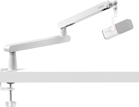 IXTECH Mic Boom Arm Stand LP ميكروفون حامل ذراع ميكروفون منخفض المستوى قابل للتعديل لـ Blue Yeti Shure Sm7b Hyperx QuadCast Rode Fifine و At2020 360 درجة ذراع ميكروفون للألعاب Podcasting LIZARD PRO in Kuwait