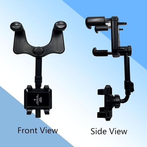 Phone Holders for Your Car Rear View Mirror Phone Holder Multifunctional 360 Rotatable Rearview Mirror Mount Universal Car Cell Phone Holder in Saudi Arabia
