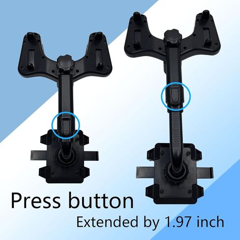 Phone Holders for Your Car Rear View Mirror Phone Holder Multifunctional 360 Rotatable Rearview Mirror Mount Universal Car Cell Phone Holder in Saudi Arabia
