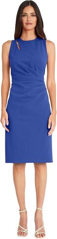Maggy London Sleeveless Knee-Length Cutout and Pleat Details-Cocktail Dresses for Women in Saudi Arabia