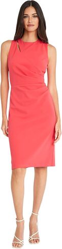 Maggy London Sleeveless Knee-Length Cutout and Pleat Details-Cocktail Dresses for Women in Saudi Arabia