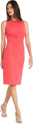 Maggy London Sleeveless Knee-Length Cutout and Pleat Details-Cocktail Dresses for Women in Saudi Arabia