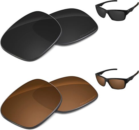 عدسات بديلة للأداء لـ Oakley Jupiter Squared OO9315 مستقطبة محفورة - عبوة اقتصادية in Saudi Arabia