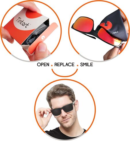 عدسات بديلة للأداء لـ Oakley Jupiter Squared OO9315 مستقطبة محفورة - عبوة اقتصادية in Saudi Arabia