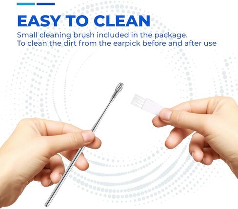 Ear Wax Removal Stainless Steel 360° Spiral Ear Care Tools in Kuwait