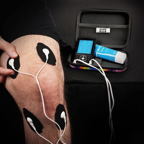 USA GEAR Small Travel Case for TENS Unit Muscle Stimulators Compatible with Belifu, HiDow, AUVON 2 Output Units - Case for TENS Unit, TENS Unit Pads, Cables - Scratch Resistant Interior (Case Only) in Saudi Arabia