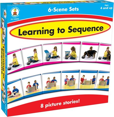 Carson-Dellosa Publishing 6-Scene, Learning to Sequence Multi, 8.6" x 9" x 1.8" in Saudi Arabia